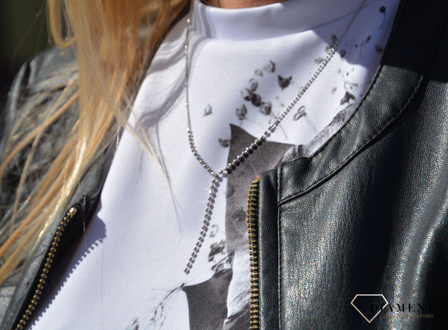 Srebrny naszyjnik kuleczki krawat Dall'Acqua NSZ 000000 122 925 1.jpg